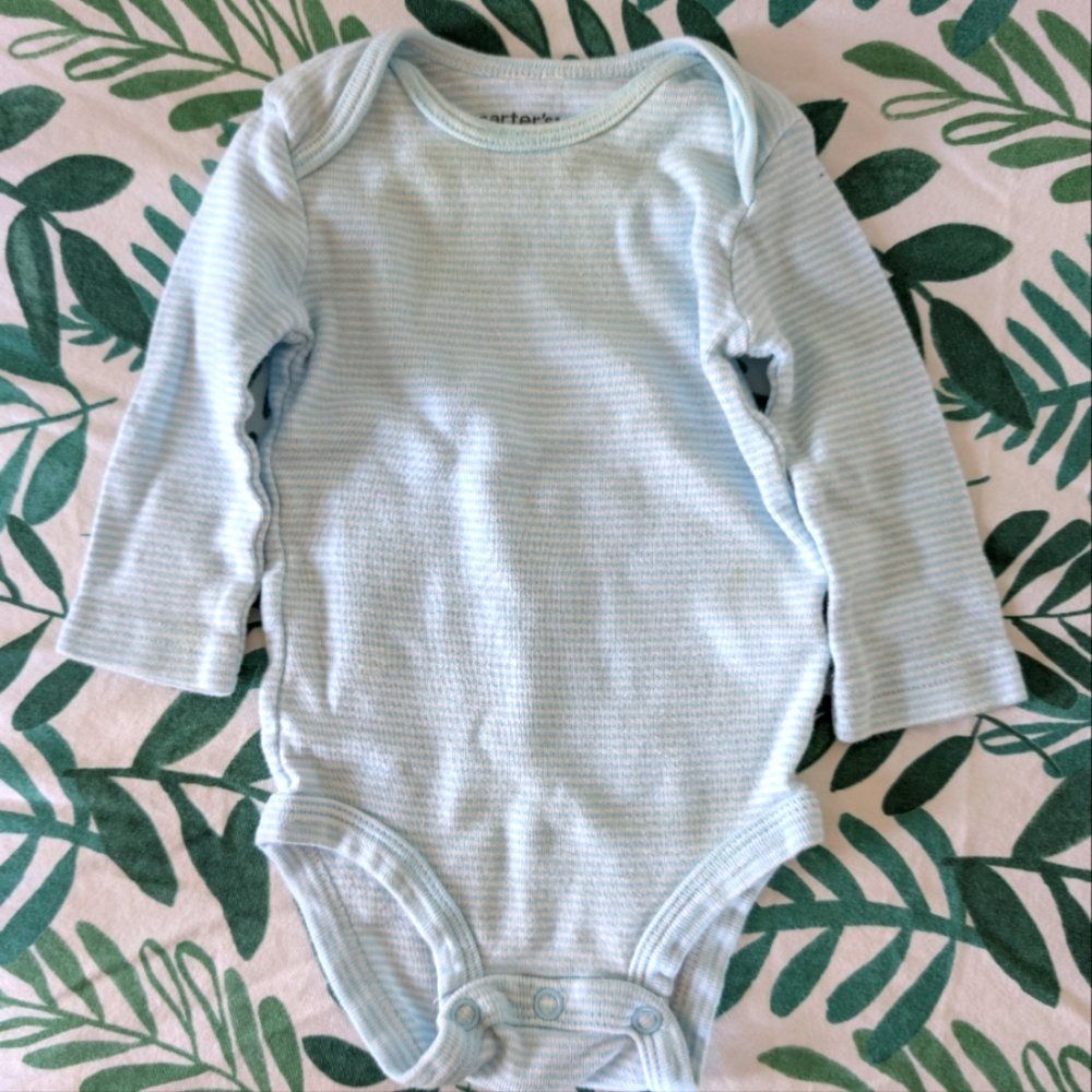 Carter's Blue Bodysuit Soft One Piece
